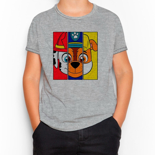 Remera Niño Niña- Paw Patrol- Patrulla Canina- Sublimadas