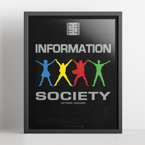 Cuadro 40x50 / Information Society / Software-hardware