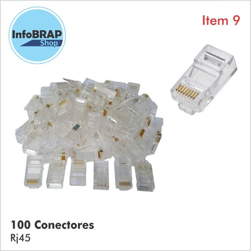 Kit Ferramenta De Rede Cabeamento Estruturado Infobrap