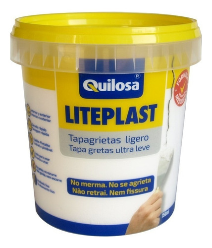 Masilla Sella Tapa Grietas Agujero Liteplast 750ml