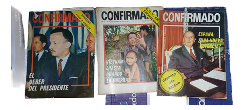 Lote De 14 Revistas Confirmado Año 1966 Direccion Timerman (Usado)