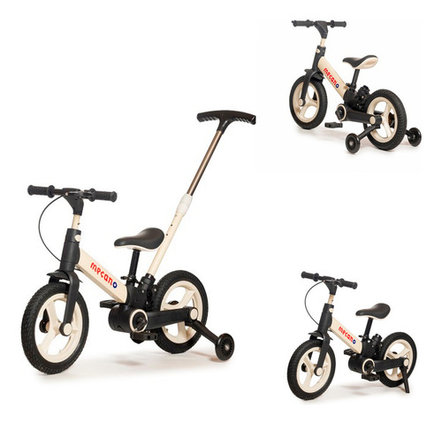 Camicleta Bicicleta Triciclo 072 Love Plegable C/ Freno Blanco