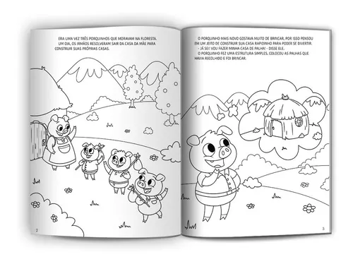 Livro Para Colorir Coleção Clássicos 08 Un Promoção Oferta