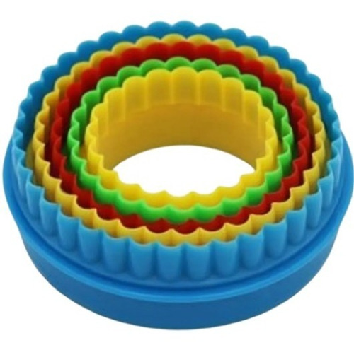 Set Cortantes Circulo X 5 Plástico