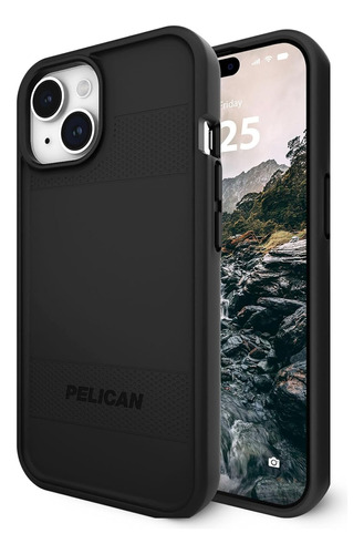 Funda Para Celular iPhone 15 Pelican Color Negro
