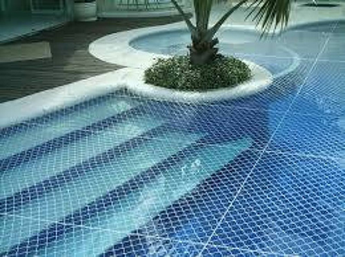 Kit Tela Rede Proteção Para Piscina 7,3 X 4,4 Metros