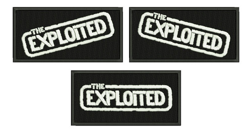 849 The Exploited Logo Parche Bordado Termoadhesivo