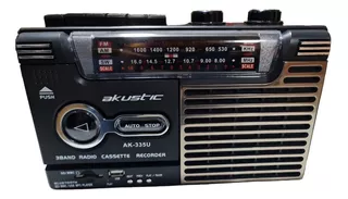 Radio Grabadora Am/fm/sw - Usb - Bluetooth- Cassette Ak-335u