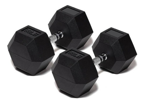 Mdfitness 2 Mancuerna Para Ejercicio En 60 Lb C/u Dumbell