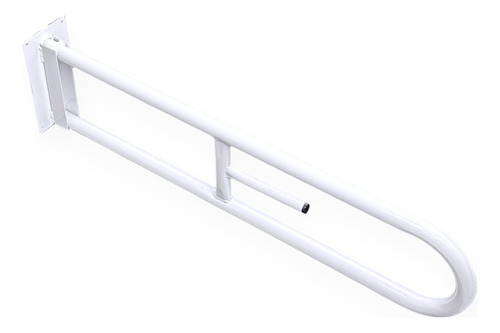 Barra Fija Portarrollo Blanca 80cm Discapacidad Abuelo Ayuda Color Blanco