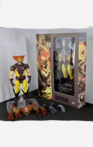 Hellverine Ct Toys Marvel Legends Mafex Wolverine (Usado)
