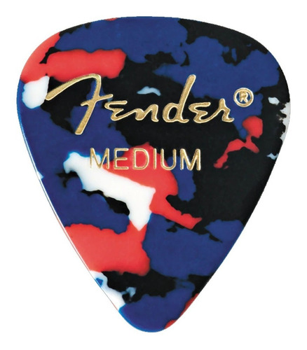 Púas Fender 351 Medium Pack X 6 Unid.
