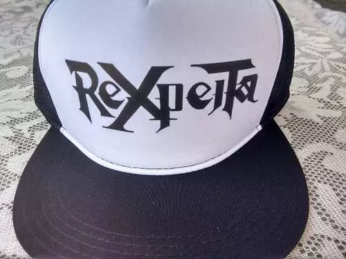 Boné Rexpeita Respeita Aba Reta, Modelo De Tela Trucker