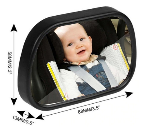 Espejo Retrovisor Para Niños Bebé Seguridad Auto