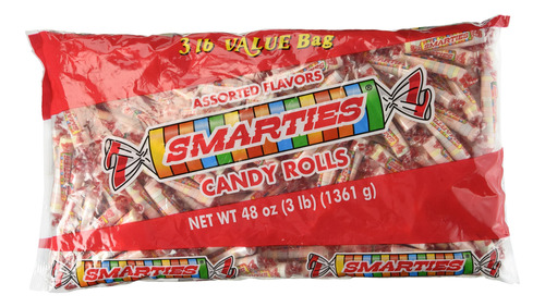 Smarties Rollos De Caramelo, Bolsa De 3 Libras, 180 Unidade.