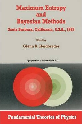 Libro Maximum Entropy And Bayesian Methods Santa Barbara,...