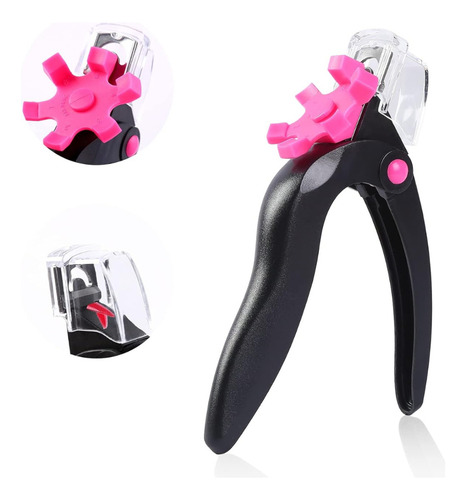 Corta Tips Para Francesitas Uñas Postizas De Acero Color Negro