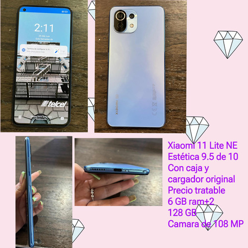 Celular Xiaomi 11 Mi Lite 5g Me