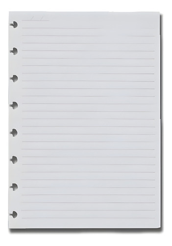 Refil Caderno Inteligente Pautado A5 120g Com 30 Folhas Cor Branco