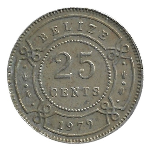 Belice 25 Cents 1979 Bz#01 (Usado)