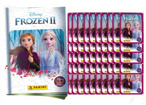 Álbum Frozen 2 + 100 Sobres De Estampas ( Panini) 2019