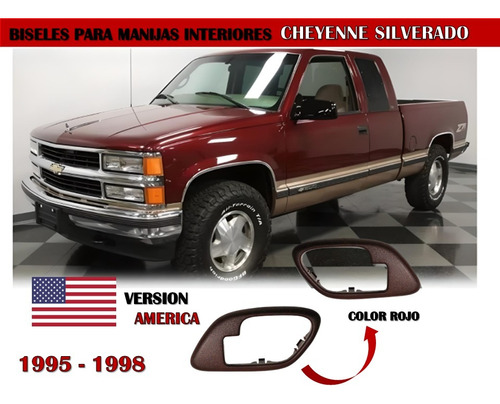 Manijas Int Biseles Cheyenne Silverado Rojo 95-98