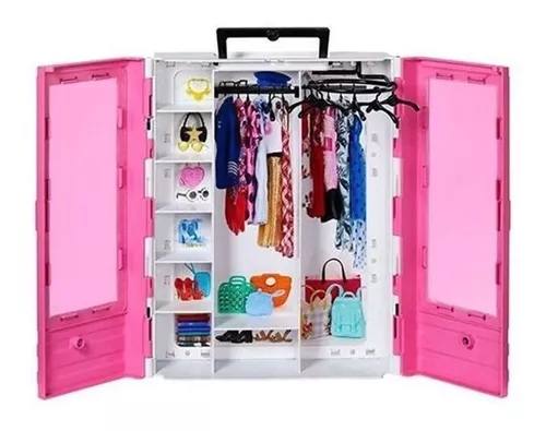 Barbie Closet Luxo Fashion Completo Com Roupas E Acessórios