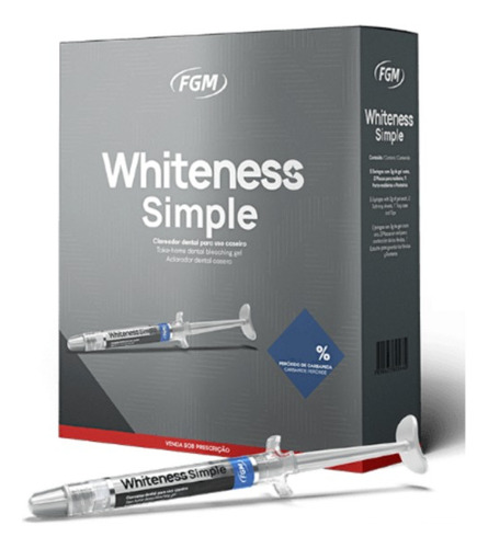 Blanqueamiento Dental Whiteness Simple 22% Fgm X5 