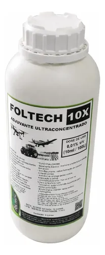 Foltech 10x 1L - Adjuvante Concentrado (Rende 10L)
