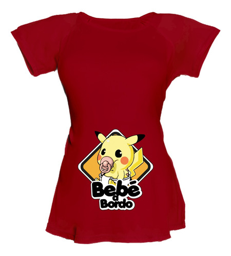 Blusa Para Embarazo Ranglan - Pokemon  Pokebola | Anli