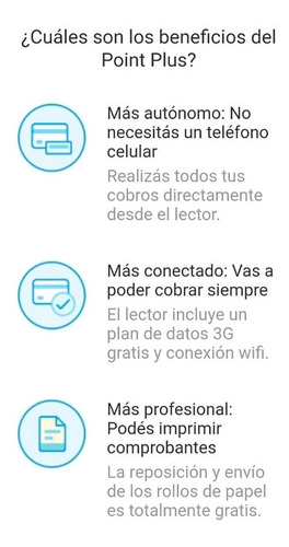 Mercado Pago Point Plus C/ Chip Celular + Impresora + Rollos