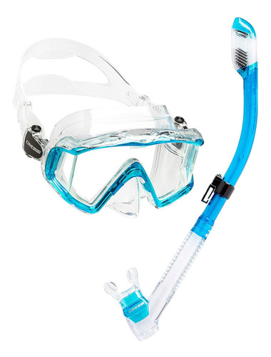 Cressi Pano 3 & Supernova Dry Aguamarina Transparente/trans