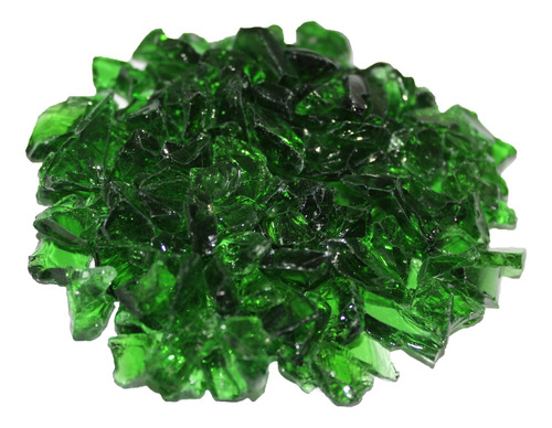 Fire Glass Cristal Para Lareira A Gás Etanol Verde - 13kg