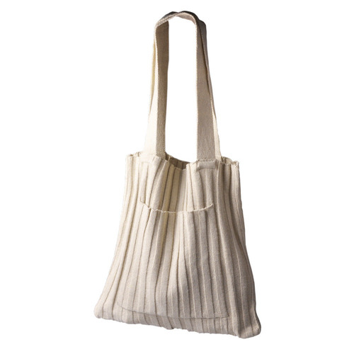 Moda Ocio Beige Knit Del Hombro Bolso Hobo Tejido Con Caída 