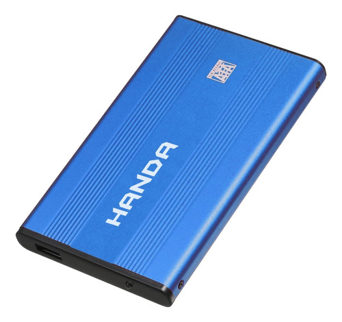 Carry Carrier Disk Sata Case Disco Rigido 2.5 + Usb Doble Azul Handa