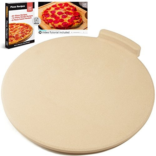 La Última Piedra De La Pizza Redonda De 16  Para Cocinar Y H