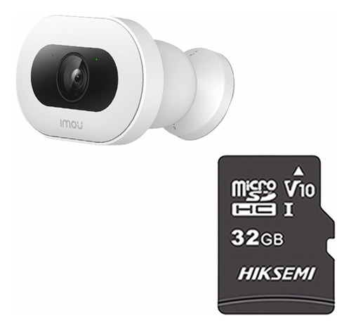 Imou Cámara Wifi Ip De Vigilancia 8mp F88fin-plus-32 Con Microsd 32gb Y Letrero Disuasivo Sirena Y Luz Integrada 4k Ir 30m Wi-fi Doble Banda F88fin Ia