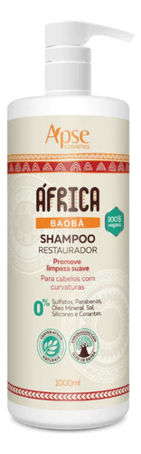  Shampoo Restaurador Limpeza Suave Africa Baobá Apse 1l