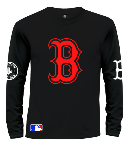 Camiseta Camibuzo Baseball Mlb Boston Red Sox Logo