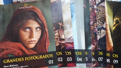 9 Fascículos Grandes Fotógrafos National Geographic