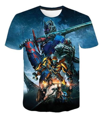 Playeras Estampadas En 3d De Los Transformers De Verano 202