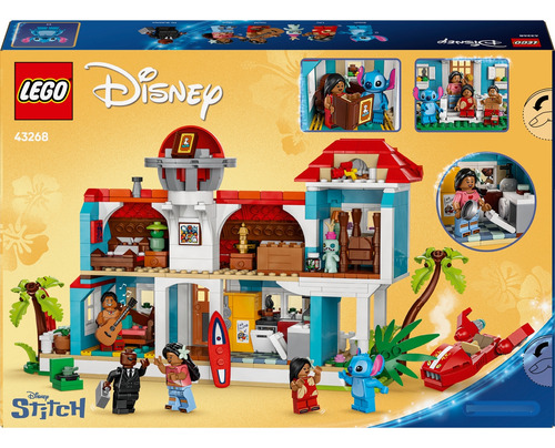 Lego® | Disney Casa En La Playa De Lilo Y Stitch 43268; Incl