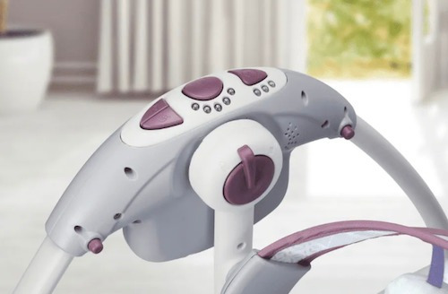 Imagem 4 de 6 de Cadeira Automática Lilás Plush Toys Mastela
