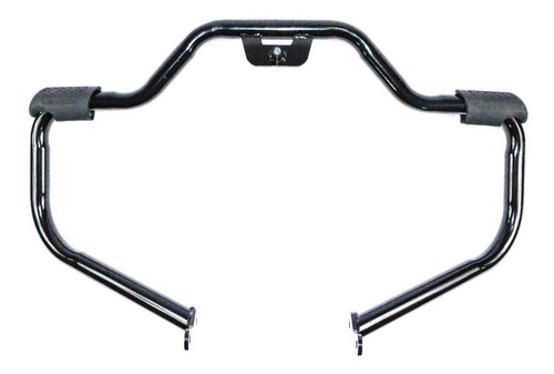 Defensa Negra De Bigote Para Harley Davidson Softail 18 Up