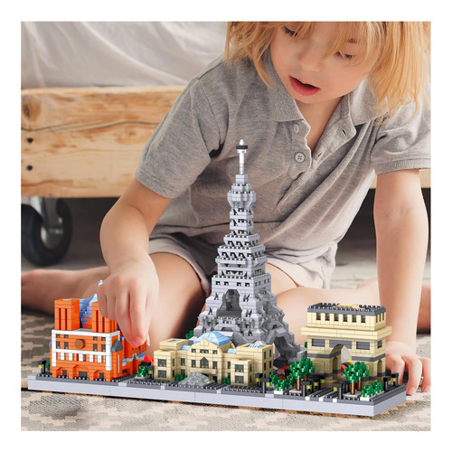 Kit De Arquitectura Paris Skyline Micro Mini Blocks De 2462