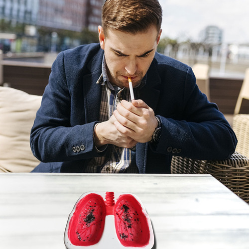 O Cenicero Rojo Personalidad Creativa Cumpleaños Novio F 806
