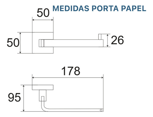 Kit Acessório Quadrado Aço Inox Dourado Fosco Banh. 4 Peças