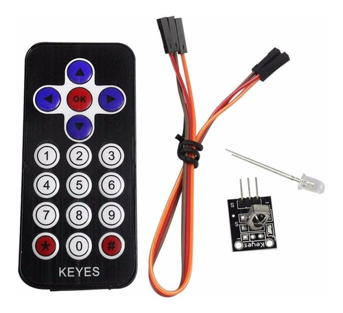 Controle Remoto Ir Receptor Ir Led Ir Para Arduino Pic 17 Tc