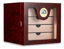 Comprar Humidor De Cigarros Woodronic Para 100 Cigarros Con Higrómet