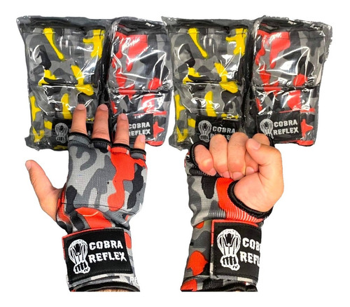 Par Vendas Rapidas Acolchadas De Boxeo - Cobra Reflex